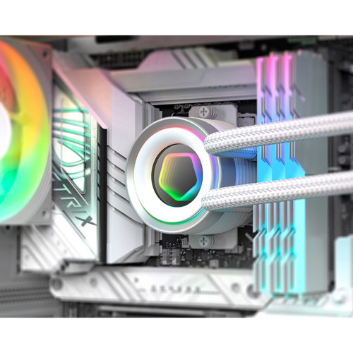 Система водяного охолодження ID-Cooling FX240 INF WHITE - зображення 8