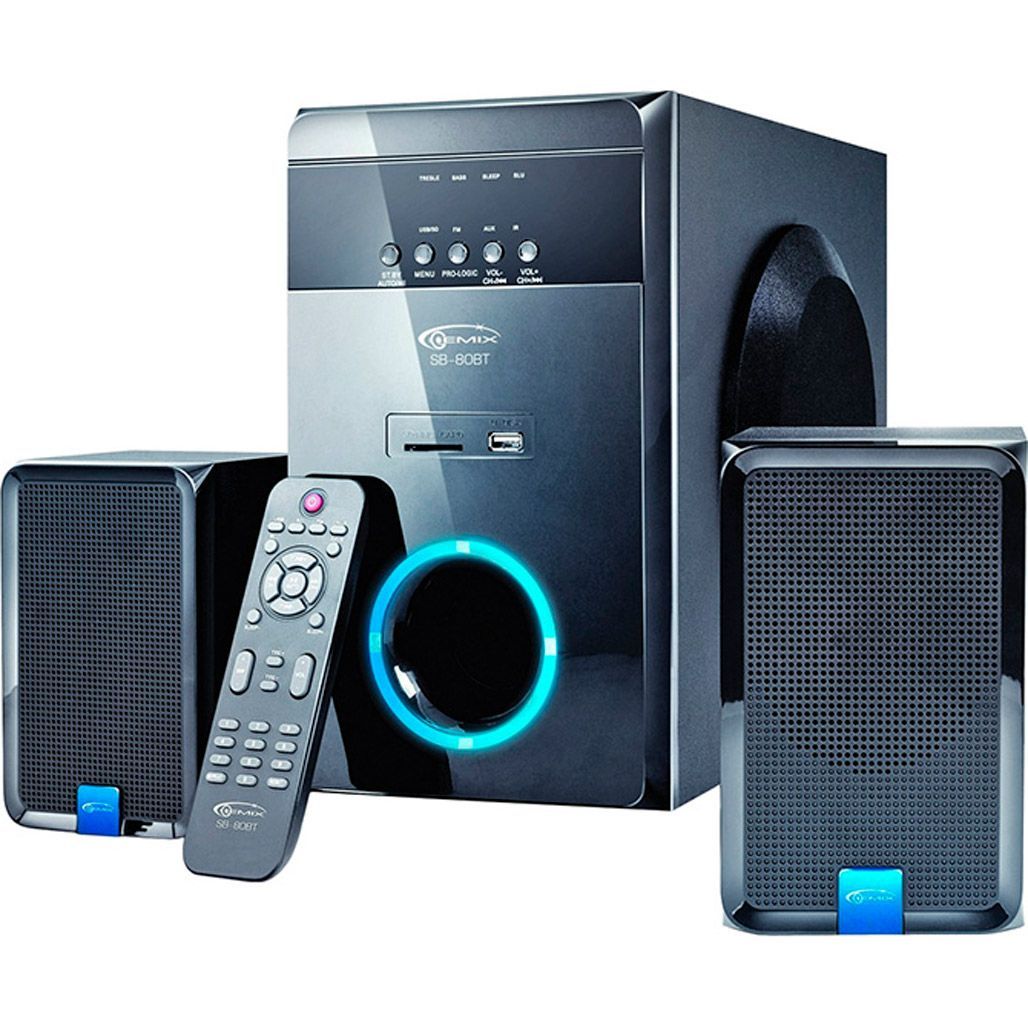 Колонки Gemix SB-80BT black 2.1 - зображення 1