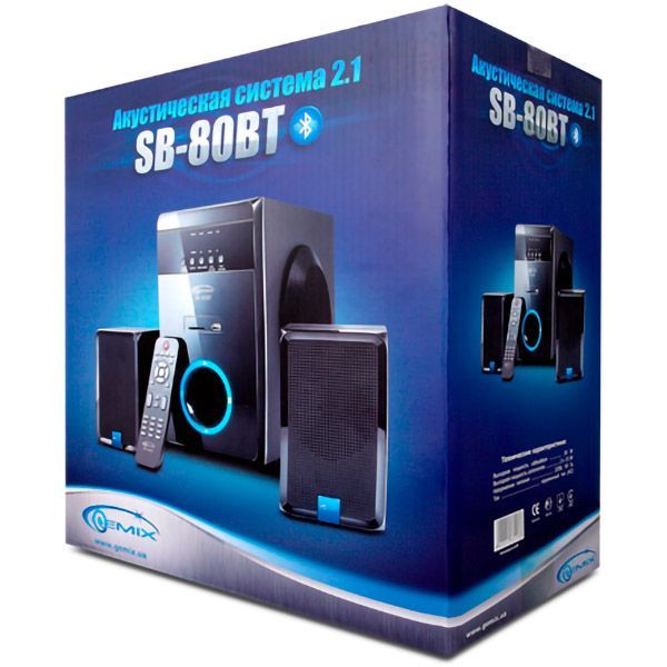 Колонки Gemix SB-80BT black 2.1 - зображення 5