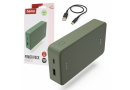 Батарея POWER BANK Hama Power Pack Color 20 20000mAh green - зображення 4