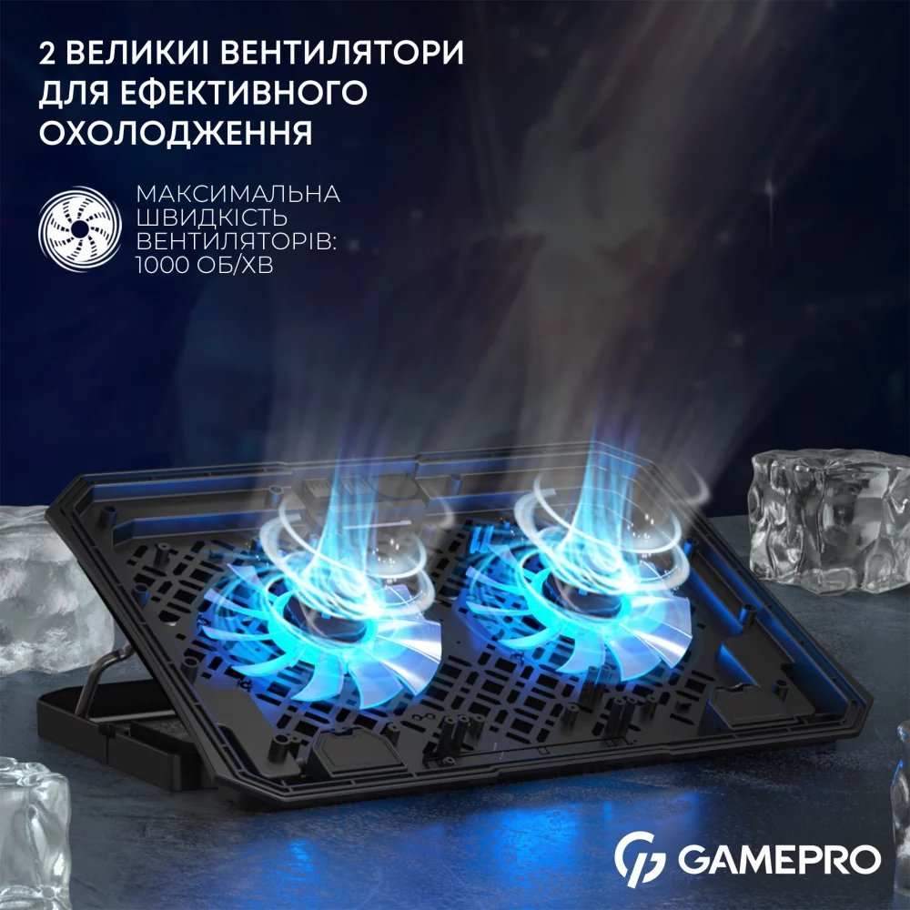 Підставка охолоджуюча для ноутбука GamePro CP350 - зображення 4