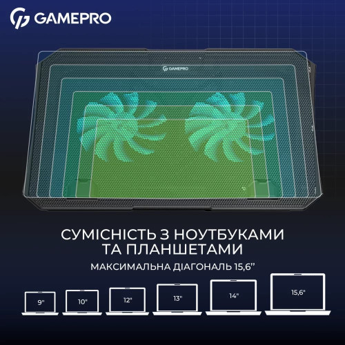 Підставка охолоджуюча для ноутбука GamePro CP350 - зображення 5