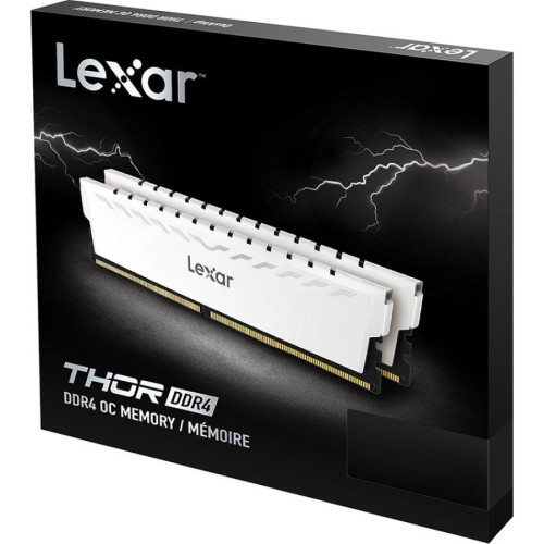 Пам'ять DDR4 RAM_32Gb (2x16Gb) 3600Mhz Lexar Thor White (LD4BU016G-R3600GDWG) - зображення 4