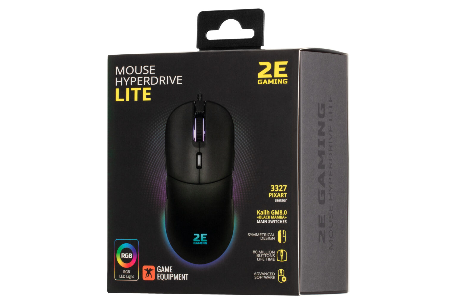 Мишка 2E Gaming HyperDrive Lite RGB Black (2E-MGHDL-BK) - зображення 10