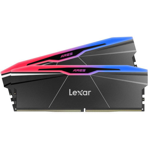 Пам'ять DDR5 RAM_64Gb (2x32Gb) 6400Mhz Lexar ARES RGB (LD5U32G64C32BR-RGD) - зображення 2