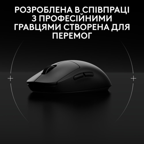 Мишка Logitech G Pro 2 Lightspeed Wireless Black (910-007295) - зображення 6
