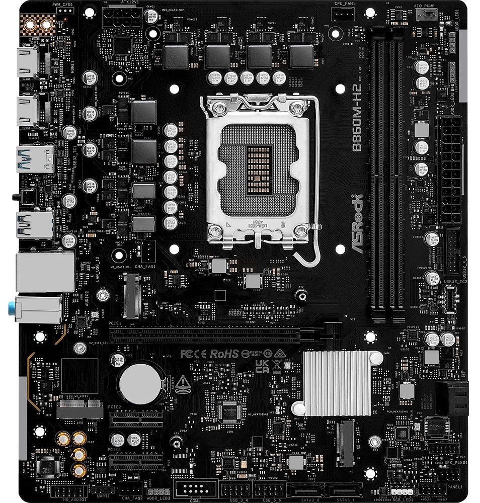 Мат. плата 1851 ASRock B860M-H2 - зображення 3