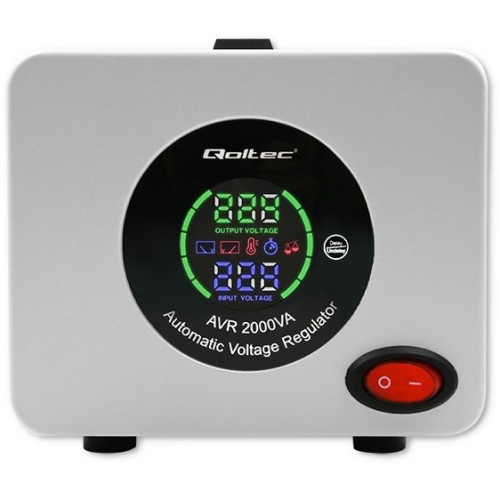 Стабілізатор напруги Qoltec AVR 2000VA - зображення 2