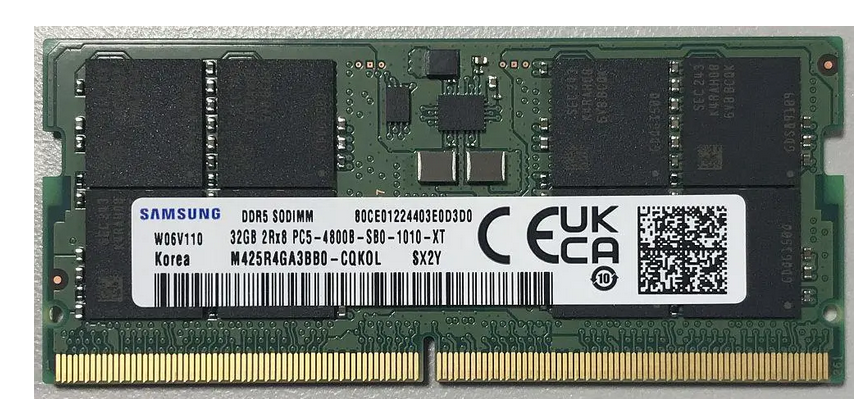 Пам'ять SoDIMM DDR5 32 Gb 4800 MHz Samsung - зображення 1