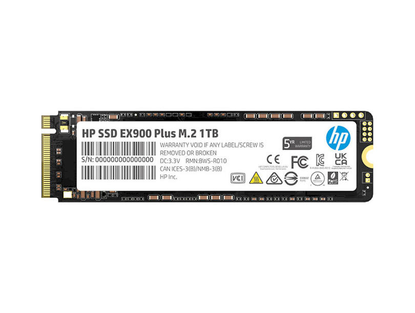 Накопичувач SSD NVMe M.2 1TB HP EX900 Plus (35M34AA) - зображення 1