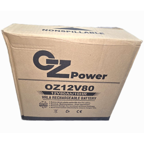 Акумуляторна батарея OZ Power 12V 80Ah AGM (OZ12V080) - зображення 2