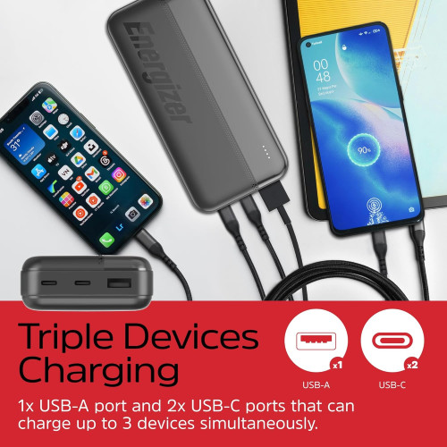 Батарея POWER BANK ENERGIZER UE20050С 20 000 mAH - зображення 5