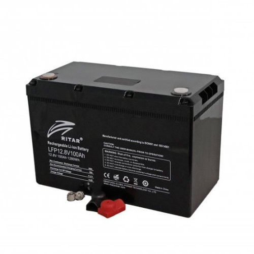 Акумуляторна батарея LiFePo4 Ritar 12.8V-100Ah (LFP12.8V100Ah G1) - зображення 2
