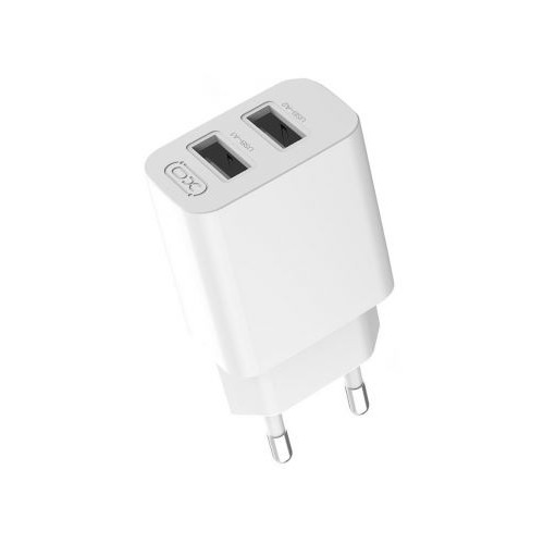 Зарядний пристрій XO L109 12W 2xUSB-A White (L109_White) - зображення 2