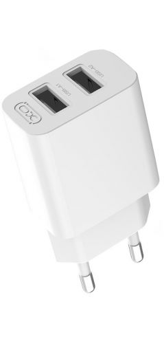Зарядний пристрій XO L109 12W 2xUSB-A White (L109_White) - зображення 2