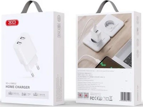 Зарядний пристрій XO L109 12W 2xUSB-A White (L109_White) - зображення 3