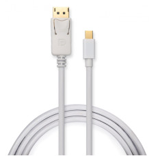 Кабель mini DisplayPort to DisplayPort, Vinga (VCPMDPDP1.8WH), 1.8m