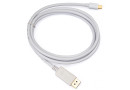 Кабель mini DisplayPort to DisplayPort, Vinga (VCPMDPDP1.8WH), 1.8m - зображення 2