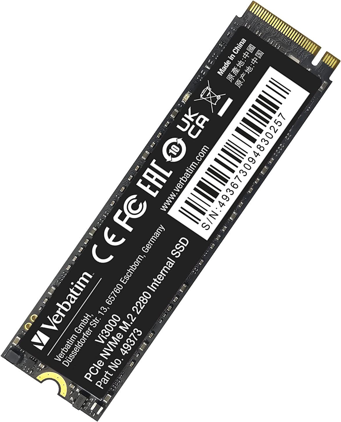 Накопичувач SSD NVMe M.2 512GB Verbatim Vi3000 (#49374) - зображення 2