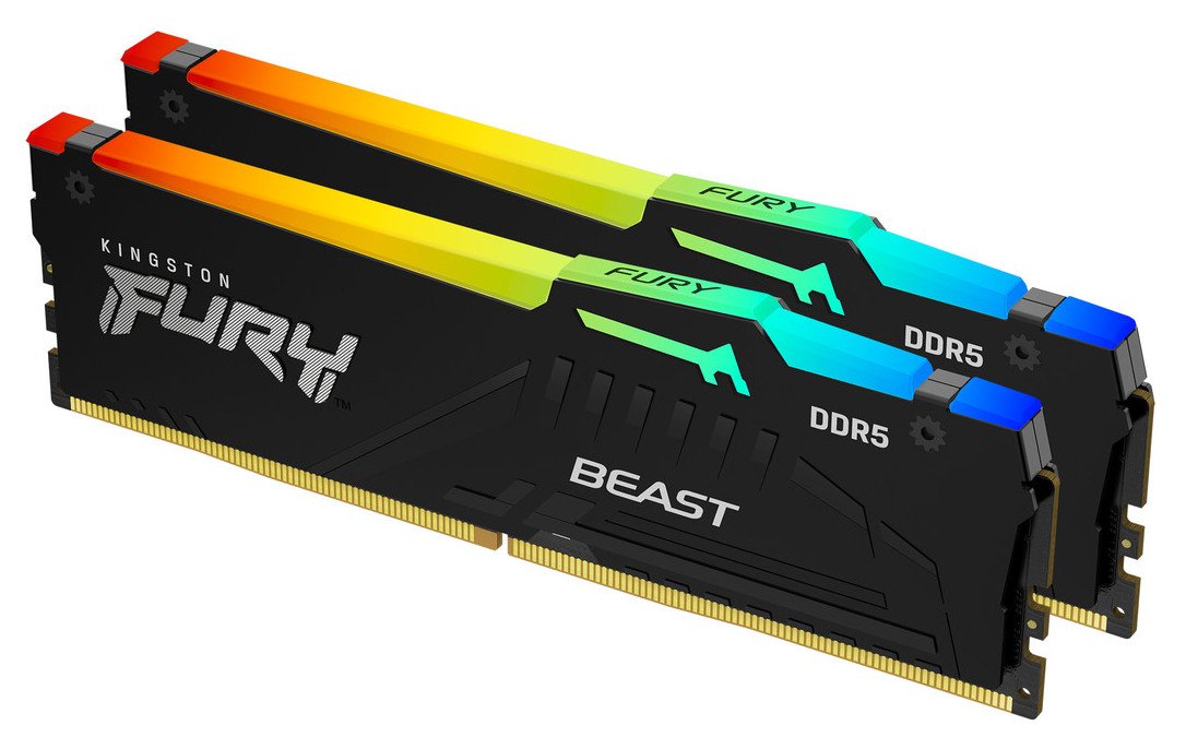 Пам'ять DDR5 RAM_32Gb (2x16Gb) 6000Mhz Kingston Fury Beast RGB (KF560C30BBAK2-32) - зображення 2