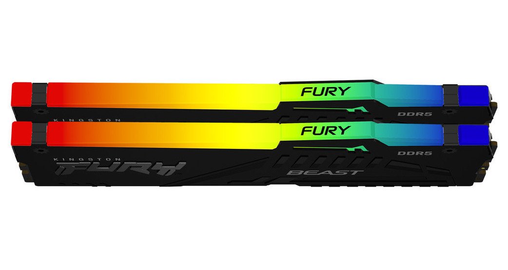 Пам'ять DDR5 RAM_32Gb (2x16Gb) 6000Mhz Kingston Fury Beast RGB (KF560C30BBAK2-32) - зображення 3