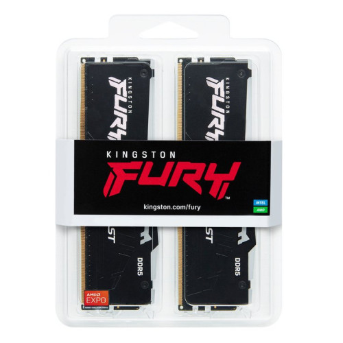 Пам'ять DDR5 RAM_32Gb (2x16Gb) 6000Mhz Kingston Fury Beast RGB (KF560C30BBAK2-32) - зображення 4