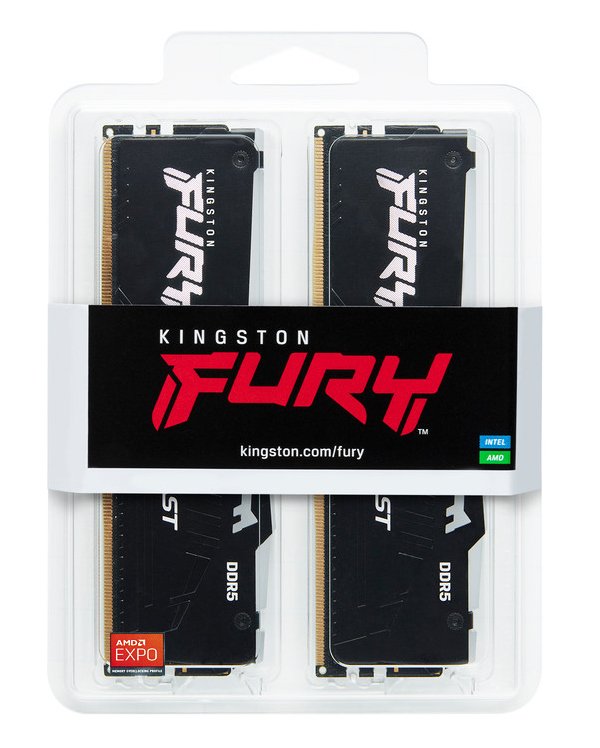Пам'ять DDR5 RAM_32Gb (2x16Gb) 6000Mhz Kingston Fury Beast RGB (KF560C30BBAK2-32) - зображення 4