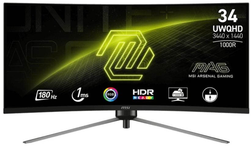 Монітор 34 MSI MAG 345CQR - зображення 2
