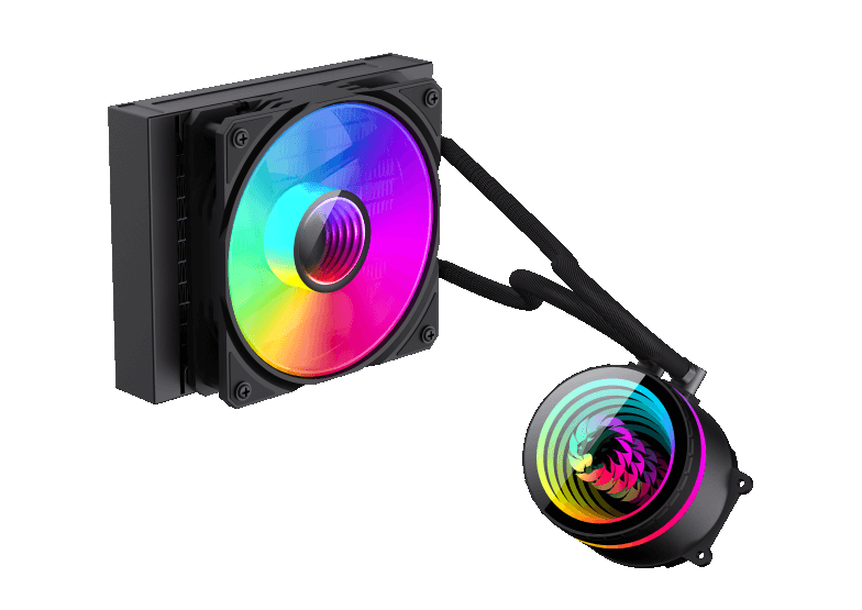 Система водяного охолодження Gamemax IceBurg 120 Black Infinity - зображення 1