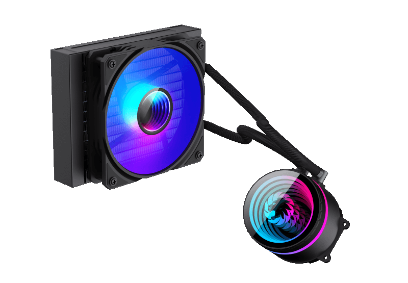 Система водяного охолодження Gamemax IceBurg 120 Black Infinity - зображення 2