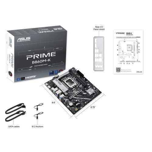 Мат. плата 1851 ASUS PRIME B860M-K - зображення 6