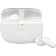Безпровідна Bluetooth гарнітура JBL Wave Beam 2 White - зображення 1