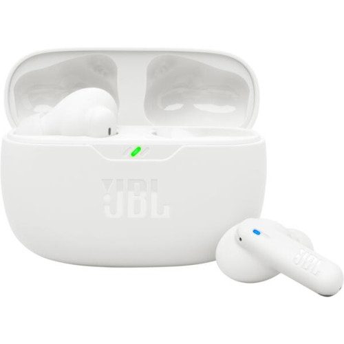 Безпровідна Bluetooth гарнітура JBL Wave Beam 2 White - зображення 1