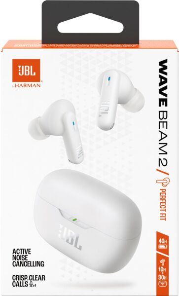 Безпровідна Bluetooth гарнітура JBL Wave Beam 2 White - зображення 11
