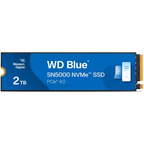 Накопичувач SSD NVMe M.2 2000GB WD Blue SN5000 (WDS200T4B0E) - зображення 1