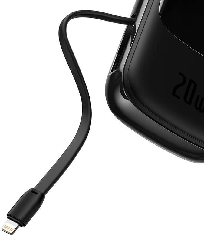 Батарея POWER BANK Baseus Qpow 20000mAh 20W, PD\/3.0, QC\/3.0 - зображення 3