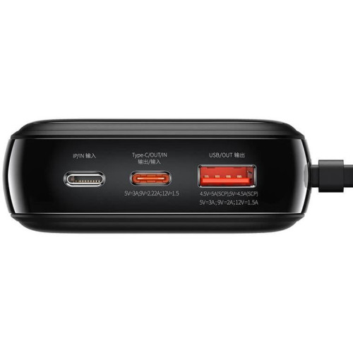 Батарея POWER BANK Baseus Qpow 20000mAh 20W, PD\/3.0, QC\/3.0 - зображення 4