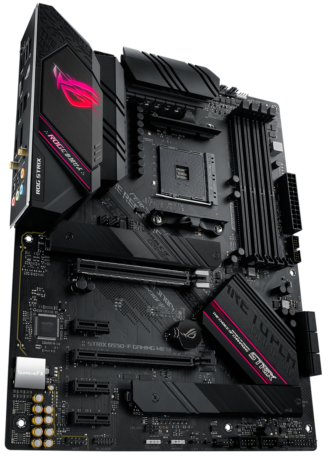 Мат. плата AM4 Asus ROG STRIX B550-F GAMING WIFI II - зображення 2