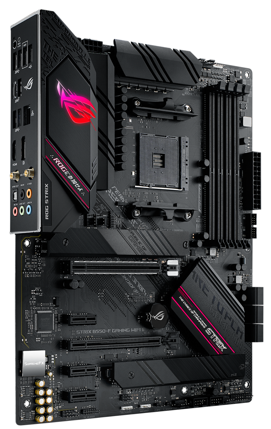 Мат. плата AM4 Asus ROG STRIX B550-F GAMING WIFI II - зображення 3