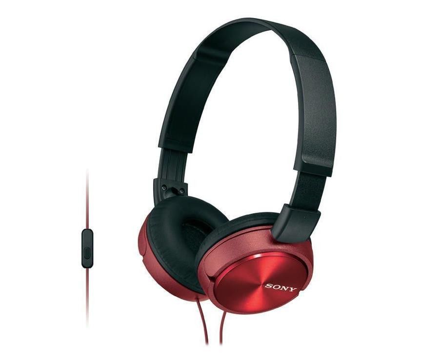 Гарнітура SONY MDR-ZX310AP red-black - зображення 1