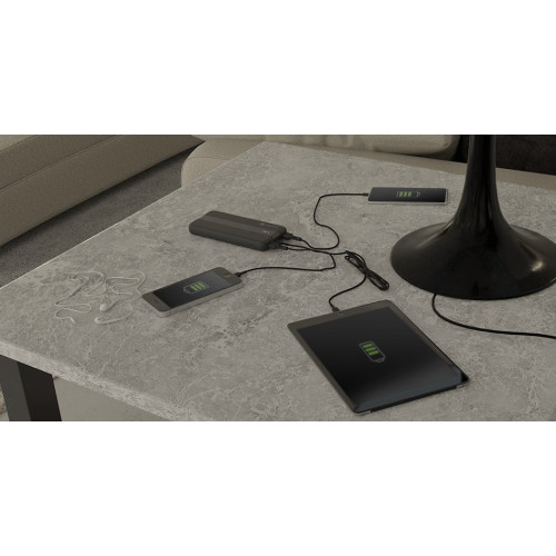 Батарея POWER BANK Natec Trevi Slim Q V2 10000mAh PD - зображення 5