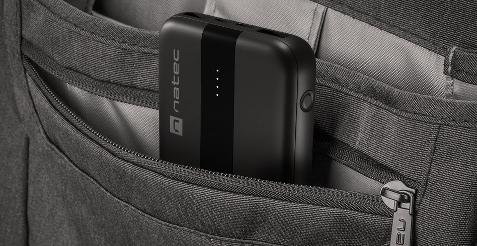 Батарея POWER BANK Natec Trevi Slim Q V2 10000mAh PD - зображення 6