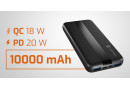 Батарея POWER BANK Natec Trevi Slim Q V2 10000mAh PD - зображення 3