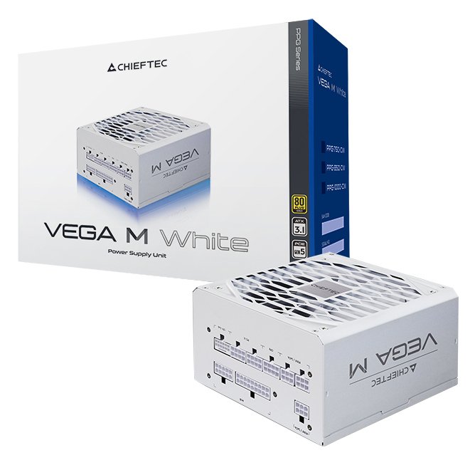 БЖ 1000Вт Chieftec PPG-1000-CW Vega M White - зображення 6