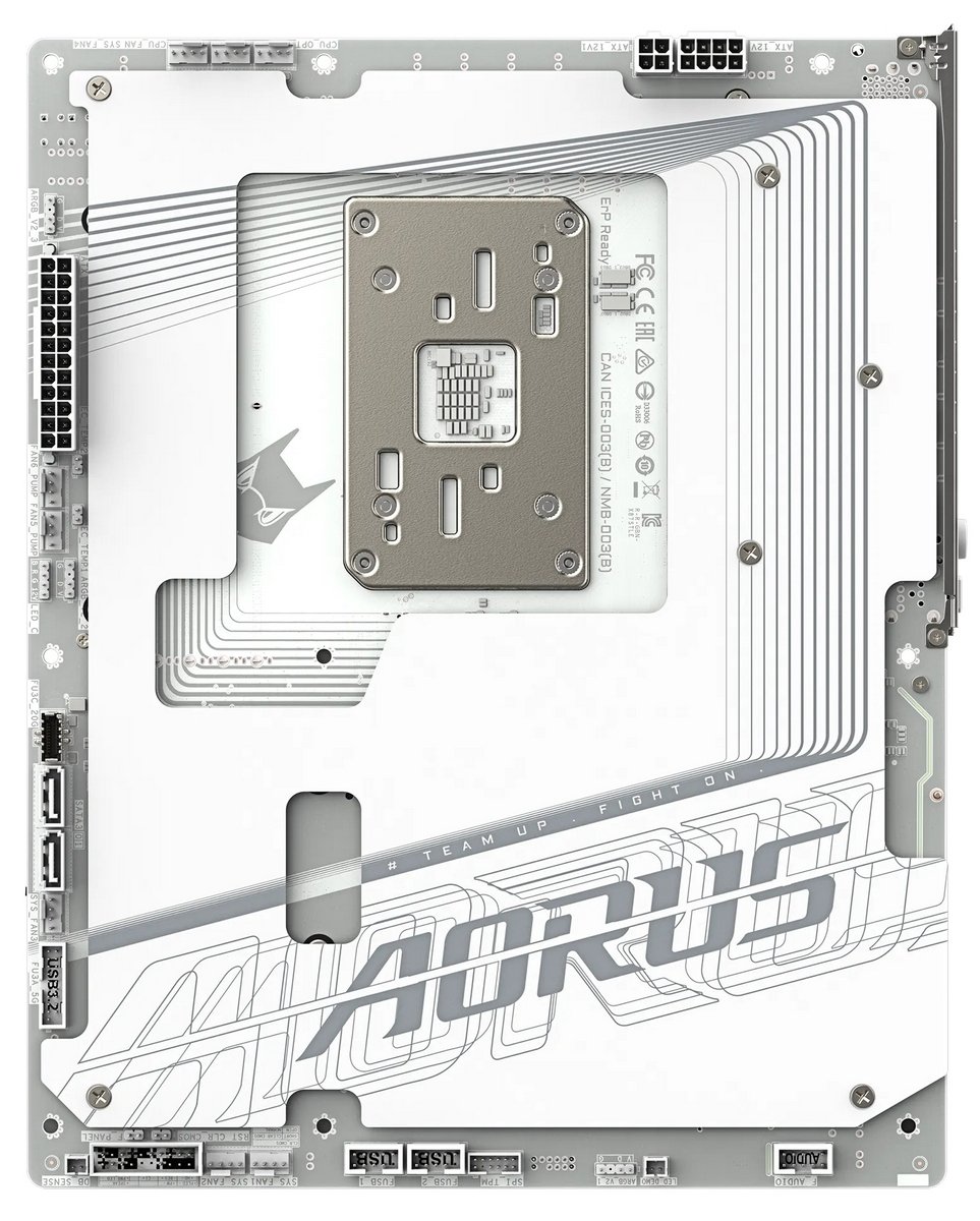 Мат. плата AM5 Gigabyte X870 AORUS STEALTH ICE - зображення 3