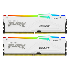 Пам'ять DDR5 RAM_32Gb (2x16Gb) 6000Mhz Kingston Fury Beast RGB EXPO White (KF560C36BWE2AK2-32) - зображення 1
