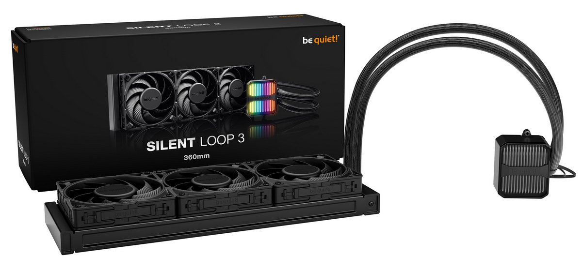 Система водяного охолодження Be quiet! SILENT LOOP 3 360mm (BW025) - зображення 2