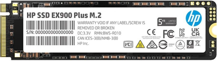 Накопичувач SSD NVMe M.2 2000GB HP EX900 Plus (35M35AA) - зображення 1