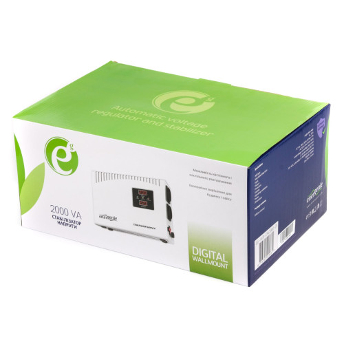 Стабілізатор напруги EnerGenie EG-AVR-DW2000-01 - зображення 7