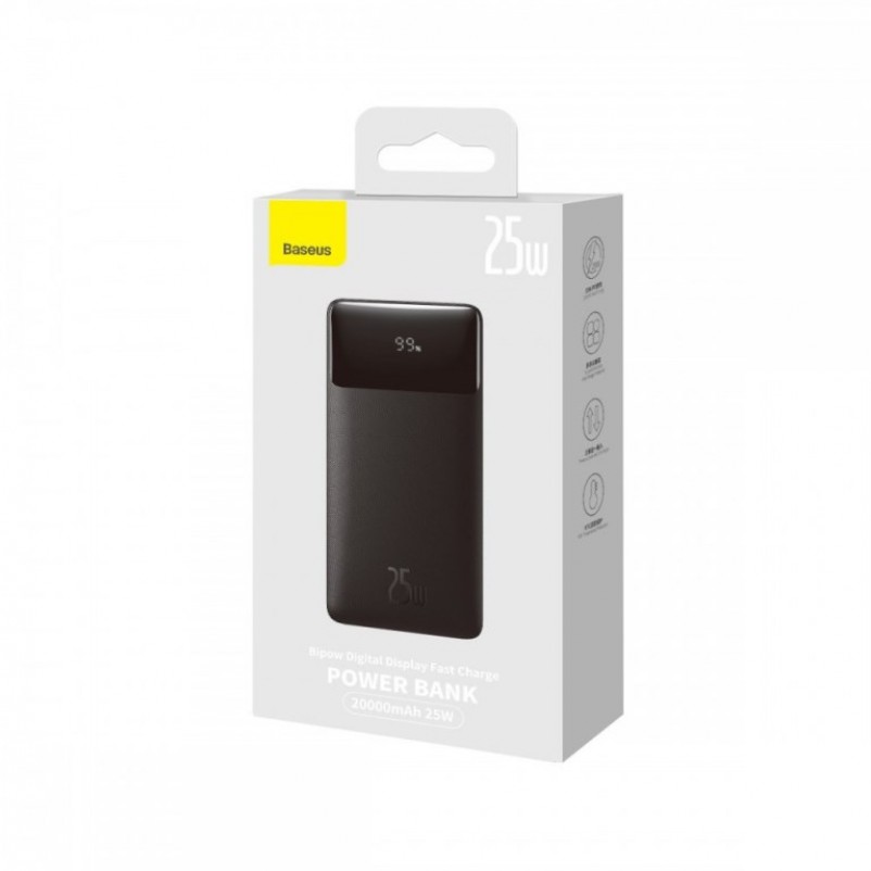Батарея POWER BANK Baseus Bipow Display 20000mAh 25W - зображення 5